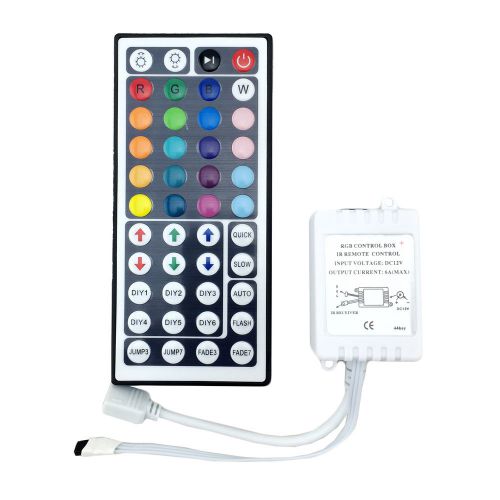 DC 12V 44Key IR Remote Controller For 3528 5050 RGB LED Light Strip