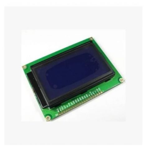 2pcs 5v 12864 lcd display module 128x64 dots graphic matrix lcd blue backlight for sale