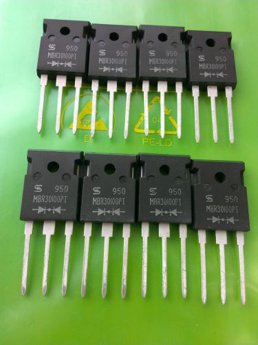 [8 pcs]. Schottky Diodes 30A 100V MBR30100 TSC TO247AD  Common Cathode