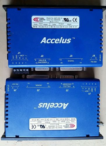 Copley Accelus Servo Controller - LOT OF 2 - Model ASP-055-19 - 55 Max Voltage