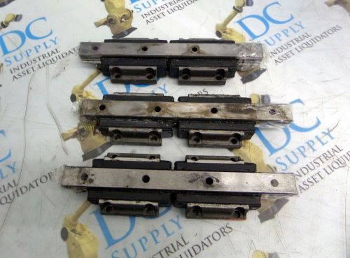 IKO LWH 20 PS2 RAIL WITH 2 TRUCKS LOT OF 3