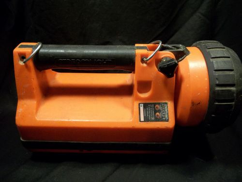 Streamlight Litebox Orange Firefighter Flashlight Used - Item I00B