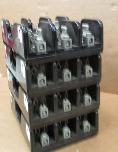 Lot of 4  model # 60308 taylor fuse block holder 3p 30a 600v for sale