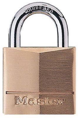 Master lock co 1-9/16-inch solid-brass keyed-alike padlock for sale