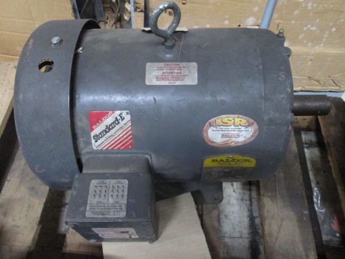 Baldor ac motor m3708t 1160rpm 230/460v 5hp 16.2/8.1a tefc enclosure used for sale