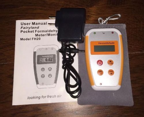 Mini Handheld Formaldehyde HCHO Meter Monitor Alarm Detector Tester Data Logger