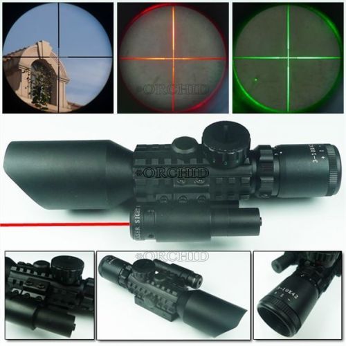 3-10x42 zoom reviews holographic red green reticle picatinny dovetail for sale