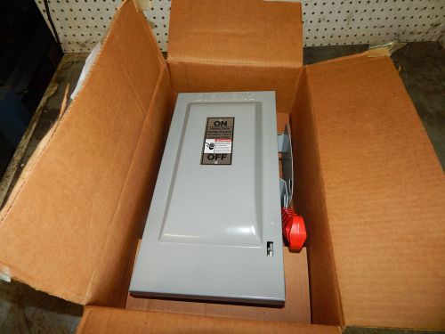 Siemens hf361 heavy duty safety switch fusible 30 amp 600 vac for sale