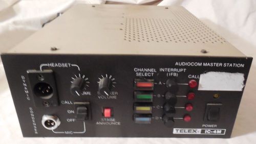 TELEX Master Intercom System! IC-4M Audiocom Master Station &amp; IC-45X Expander!