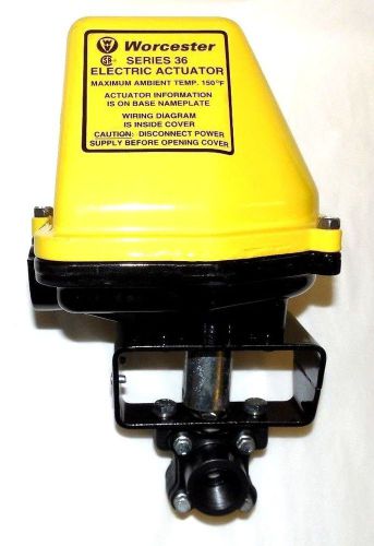 NEW WORCESTER SERIES 36 ELECTRIC ACTUATOR 10 36 B 1/2&#039;&#039; A4446RTSE BALL VALVE
