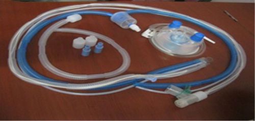 Ventilator Circuit with water trap and Heated Wire with Humidifier Chamber kit