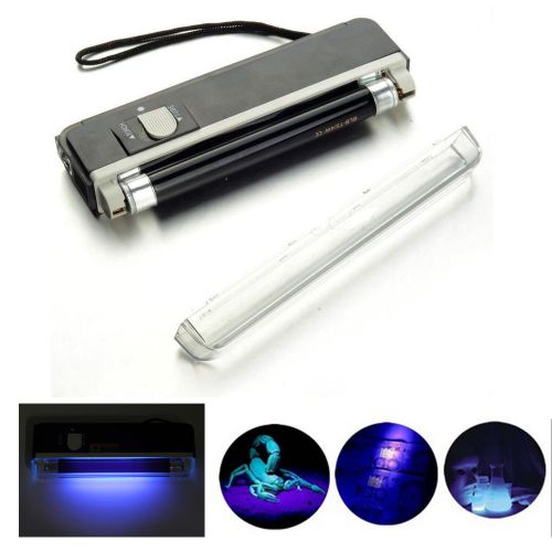 Mini 2-in-1 uv handheld torch flashlight portable currency money detector lamp j for sale