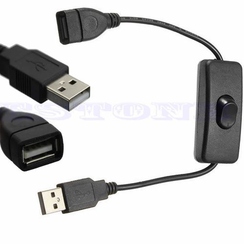 New usb cable with on/off switch toggle power control for arduino raspberry pi for sale