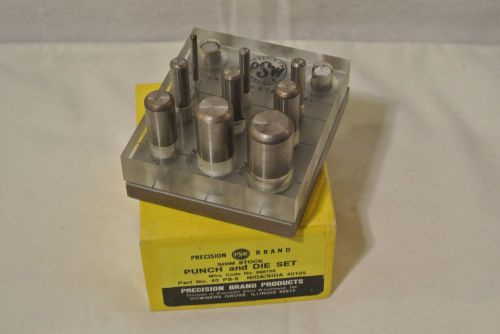 Precision Brand Shim Stock Punch and Die Set Number 40