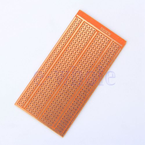 10X Copper PCB Board Universal Plate 50*100MM Hole Spacing 2.54MM Soldering HM