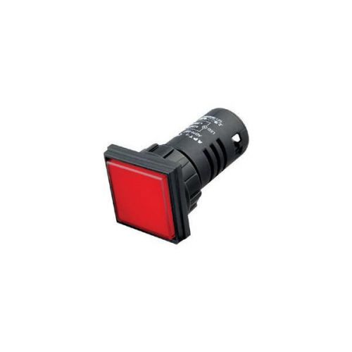 1 piece Square RED Light   LED indicator DIAMETER 22MM 220V 20mA