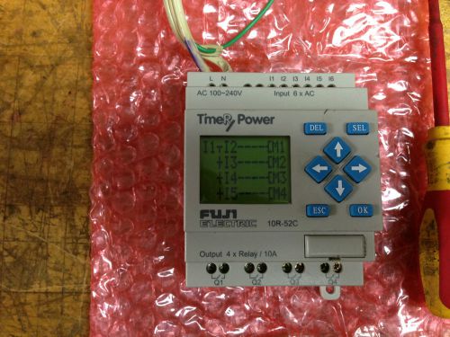 NQ2P10R-52C Fuji Timer Smart   Relay--100-240VAC  power --Tested  &#034;Timer Power&#034;