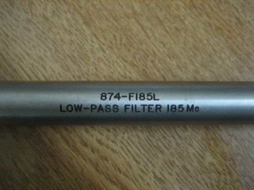 GENERAL RADIO MODEL 874-F185L LOW PASS FILTER 185MHz WITH LOCKING CONNECTORS