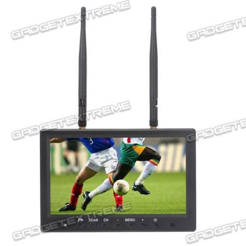 HIEE RM5833 5.8G 7&#039;&#039; LCD Diversity Ground Station Monitor Built-in Battery e
