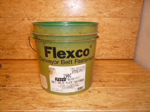 190c flexco quick-fit bolt solid plate fasteners conveyor belt splice steel for sale
