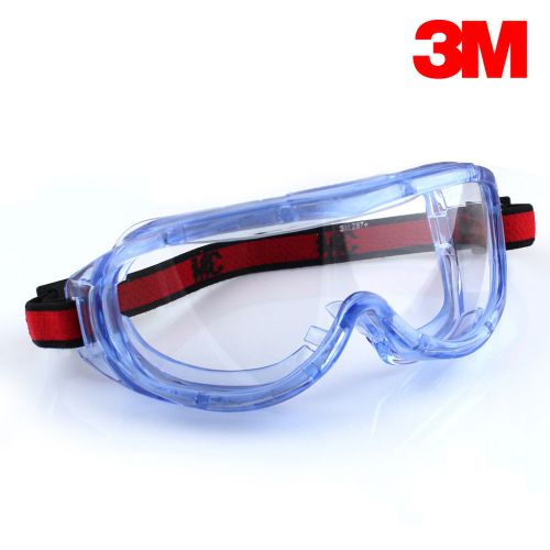 splash Goggles, 3M Chemical goggles, splash safety goggles -New