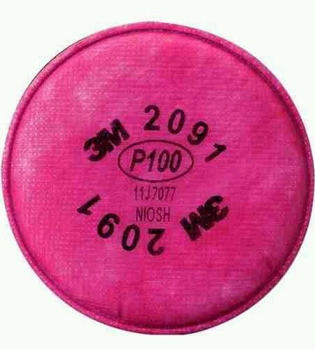 3M 2091 P100 filters, 4 sets particulate filter