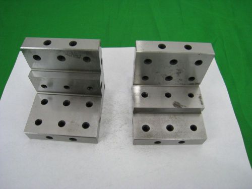 Step angle plate 3x3x3  machinist toolmaker watch hard grind fixture inspect for sale