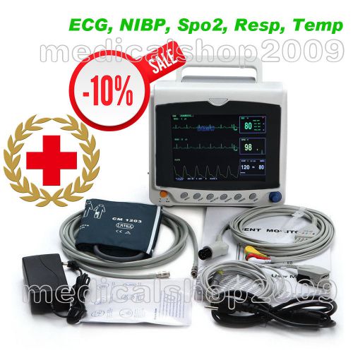 PROMOTION ICU patient monitor ECG NIBP SPO2 PR TEMP-6 Parameter