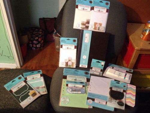 huge lot of discontinued martha stewart home office binders,labels&amp;more