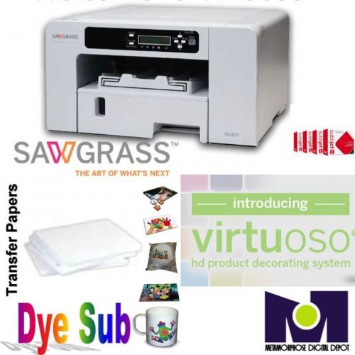 Sawgrass virtuoso sg400 (ricoh based) complete sublimation printer kit for sale