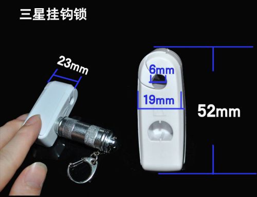 21x white stoplock shop anti-lost stop lok for samsung hook display+magnetic key for sale