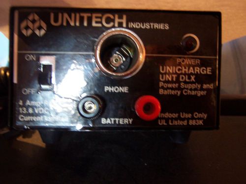 UNITECH 13.8 VDC 4 AMP regulated Power Supply And Battery Charger