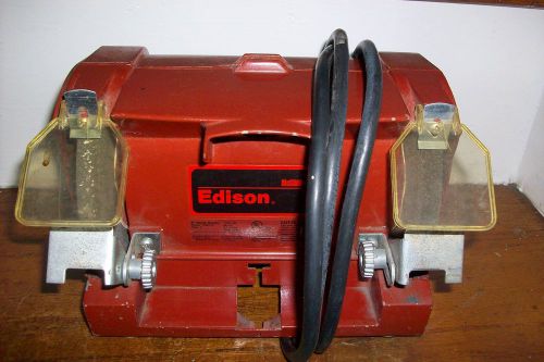 OLD VINTAGE~McGraw-EDISON TOOL CO~ELECTRIC BENCH GRINDER STANDARD GRADE WORKING