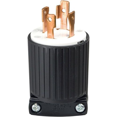 Cooper wire devices l14-20p 20 amp 3-pole 4-wire locking generator plug for sale