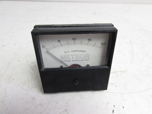BITRODE 375522201 PANEL METER 0-20 D.C. AMPERES METEOR ***XLNT***