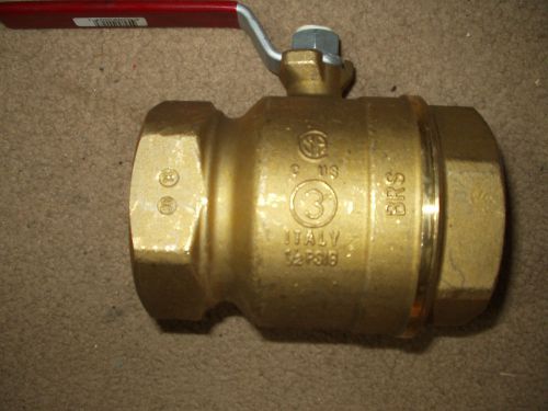 Legend t-1001 3&#034;  brass ball valve 400wog 150wsp ce1115 21pn15, 1/2 ps18 for sale