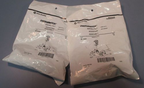 Lot of 2 allen bradley 60-2439 photoswitch swivel/tilt mounting assembly nib for sale