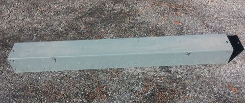 Wire way - trough duct  6&#034; x 6&#034; x 60&#034; with knock outs for sale
