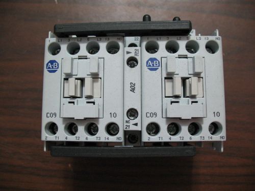 Allen Bradley 100-C09D220 32 Amp Reversing Contactor with 120V Coil