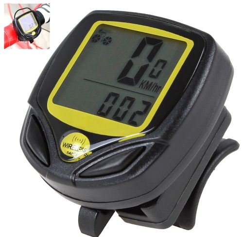 Waterproopf  bicycle / motorcycle / boat wireless digital speedometer hour meter for sale