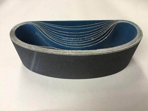 QTY:10 Silicon Carbide 3&#034; X 24&#034; 80 Grit Wet Dry Sanding Belt USA SHIPPING