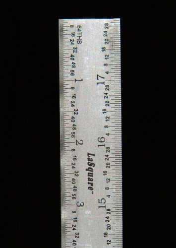 Lasquare las007pm - 18&#034; precision machinist blade in metric rule to fit las18p for sale