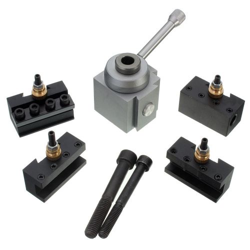 Mini quick change tool post holder kit set for table/hobby lathes 7 x10, 12, 14&#034; for sale