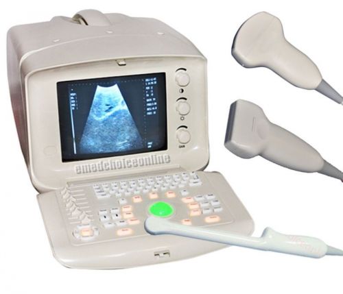 Full digital portable ultrasound scanner 3 probes &#034;convex,linear,tv&#034; +3d good+++ for sale