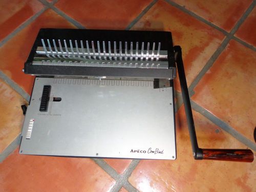 Apeco ComBind Manual Comb Punch &amp; Binding Machine