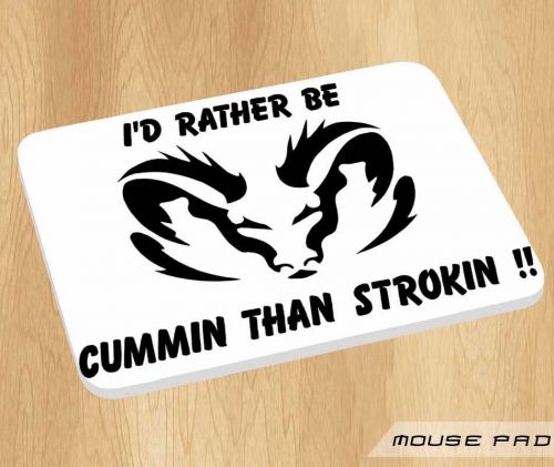 Dodge Ram Trucks Automobile Make Logo On Mousepad Gaming Anti Slip
