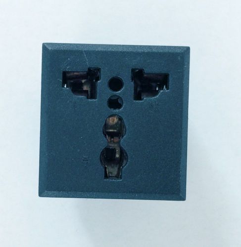 Universal Power Socket Outlet Plug Power Receptacle AC 250V 13A white 5pcs