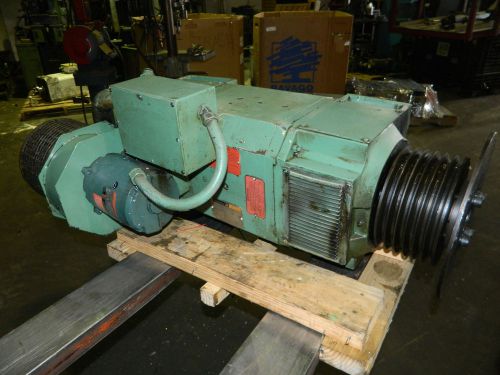 Reliance dc motor, fr: lc2512atz, 30 hp, 900/3450 rpm, 240v, used, warranty for sale