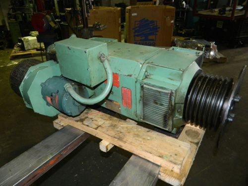 Reliance DC Motor, FR: LC2512ATZ, 30 HP, 900/3450 RPM, 240V, Used, Warranty