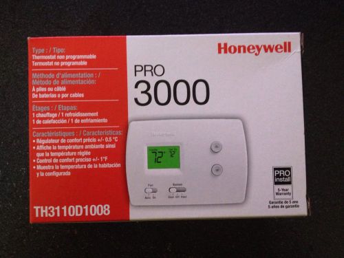 Honeywell Pro 3000 - TH3110D100 - Non-Programmable Thermostat